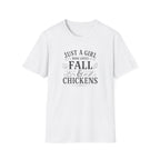 Just A Girl Who Loves Fall & Chickens T-Shirt