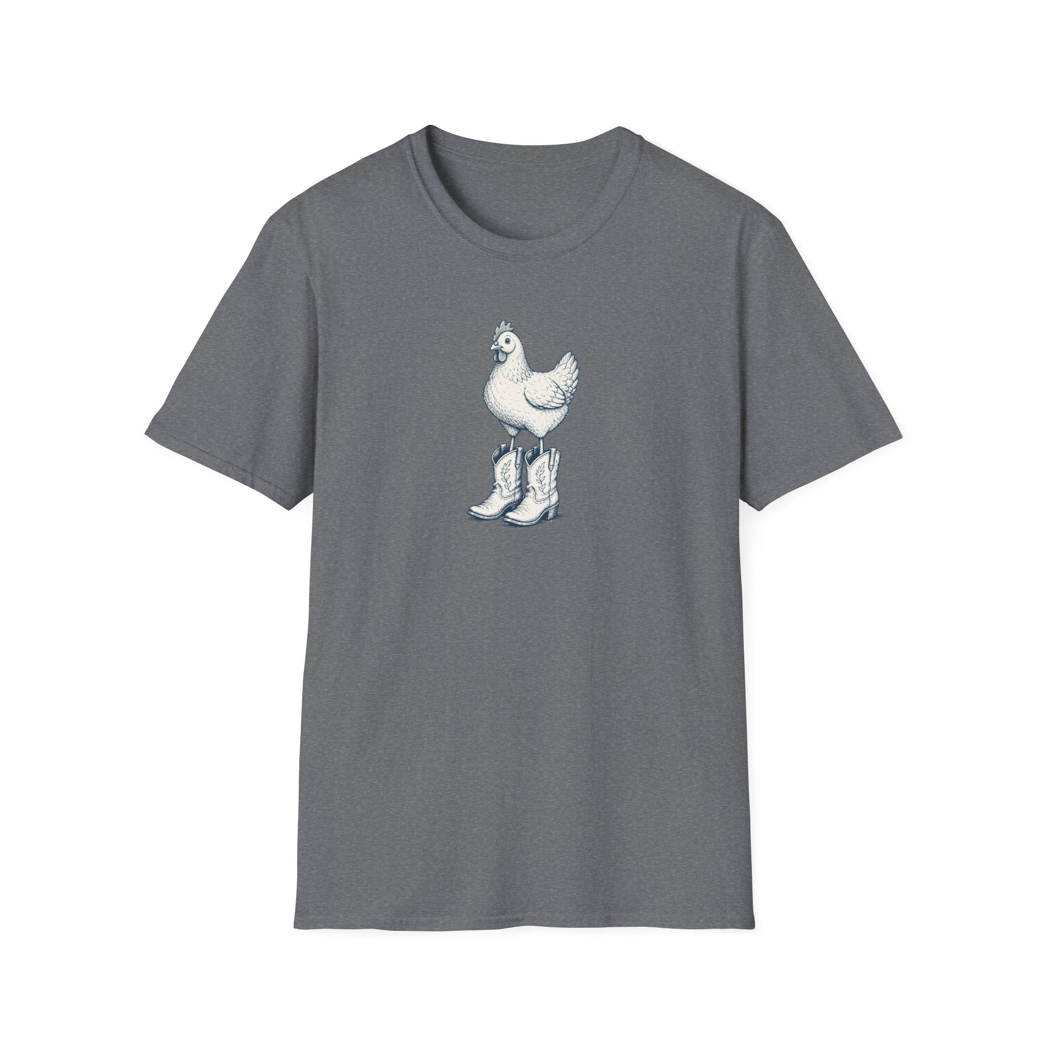 Chicken Wearing Cowboy Boots T-Shirt