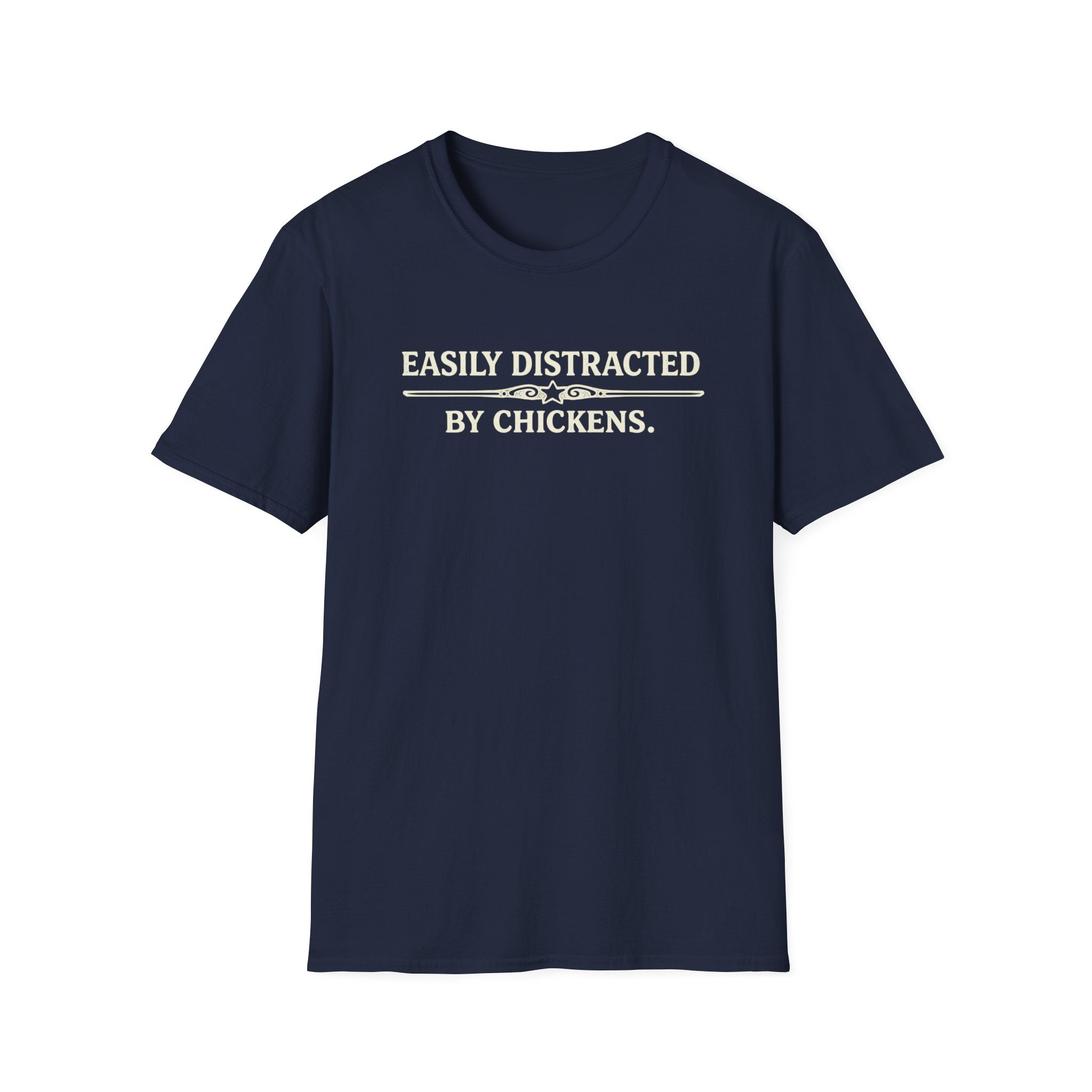 Easily Distracted by Chickens T-Shirt
