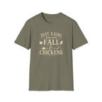 Just A Girl Who Loves Fall & Chickens T-Shirt