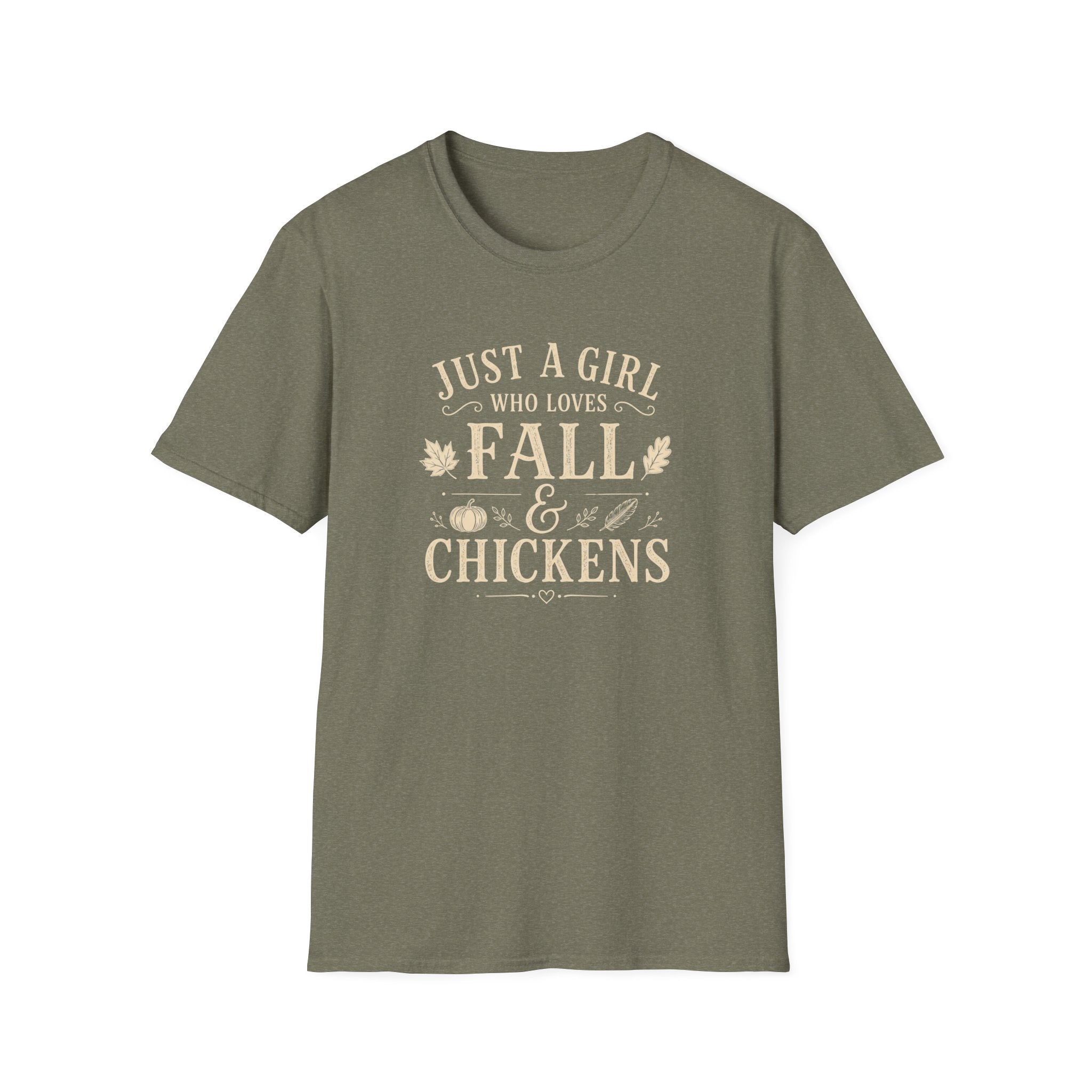 Just A Girl Who Loves Fall & Chickens T-Shirt