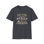 Just A Girl Who Loves Fall & Chickens T-Shirt
