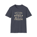 Just A Girl Who Loves Fall & Chickens T-Shirt