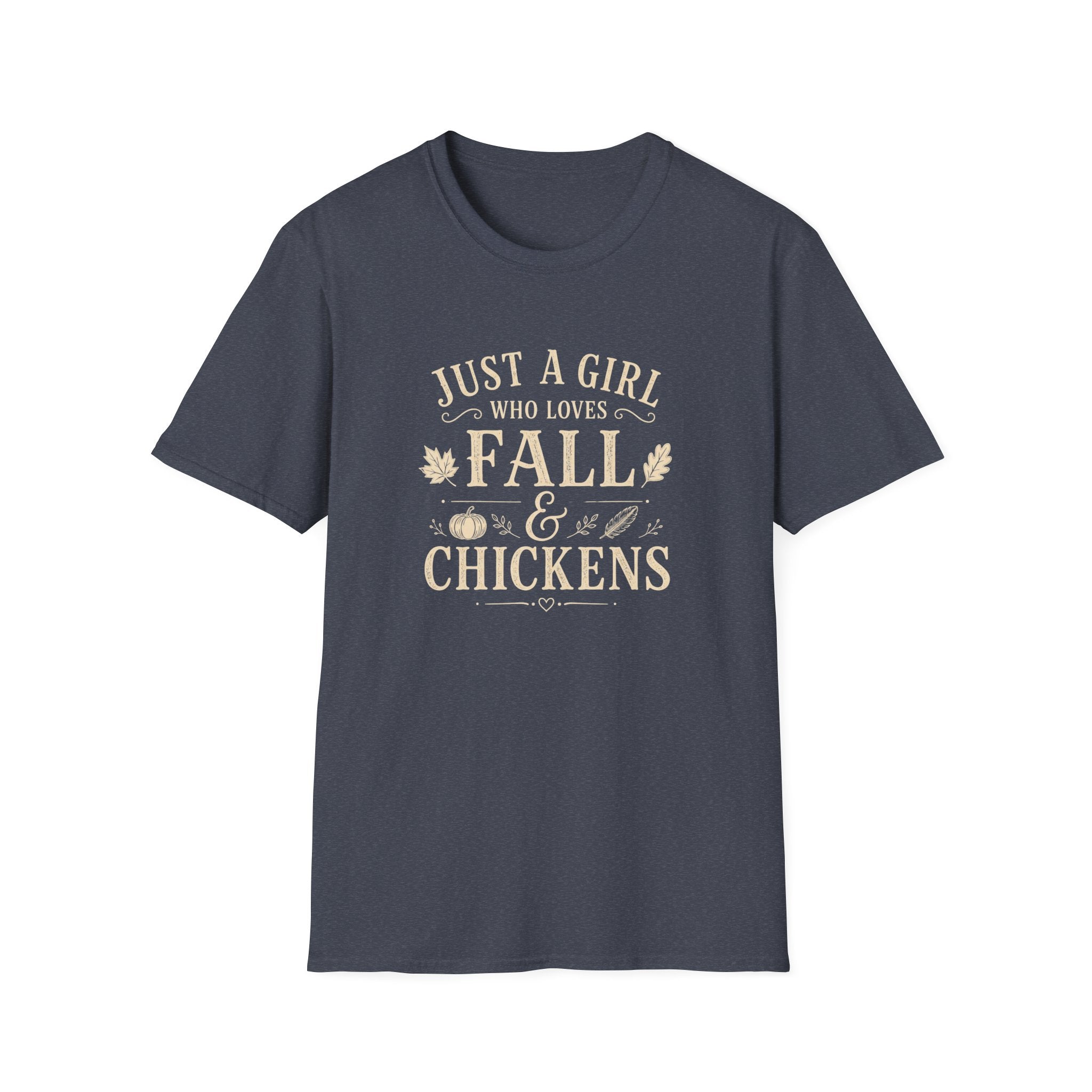 Just A Girl Who Loves Fall & Chickens T-Shirt