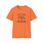 Just A Girl Who Loves Fall & Chickens T-Shirt