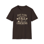 Just A Girl Who Loves Fall & Chickens T-Shirt