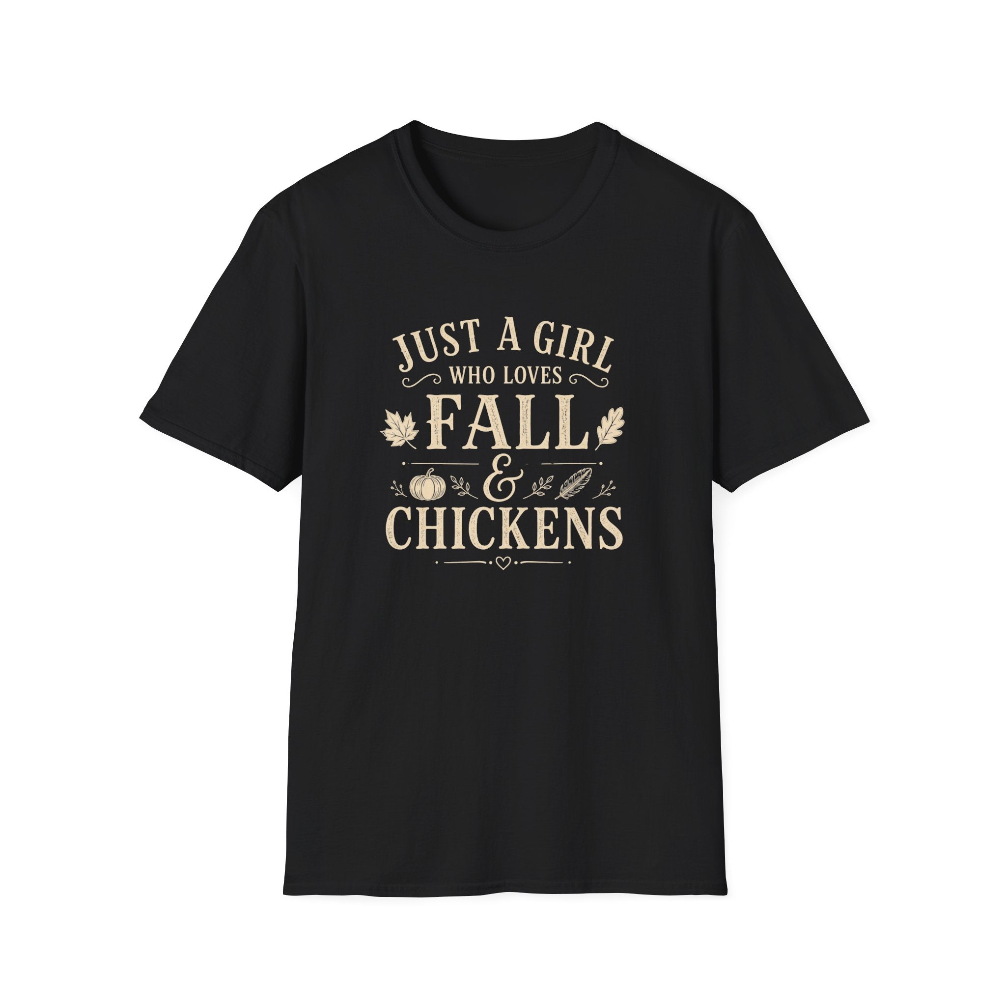 Just A Girl Who Loves Fall & Chickens T-Shirt