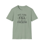 Just A Girl Who Loves Fall & Chickens T-Shirt