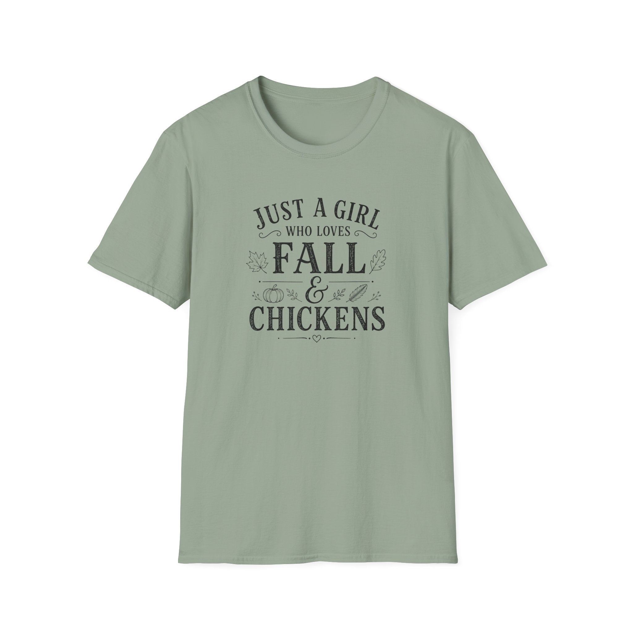 Just A Girl Who Loves Fall & Chickens T-Shirt