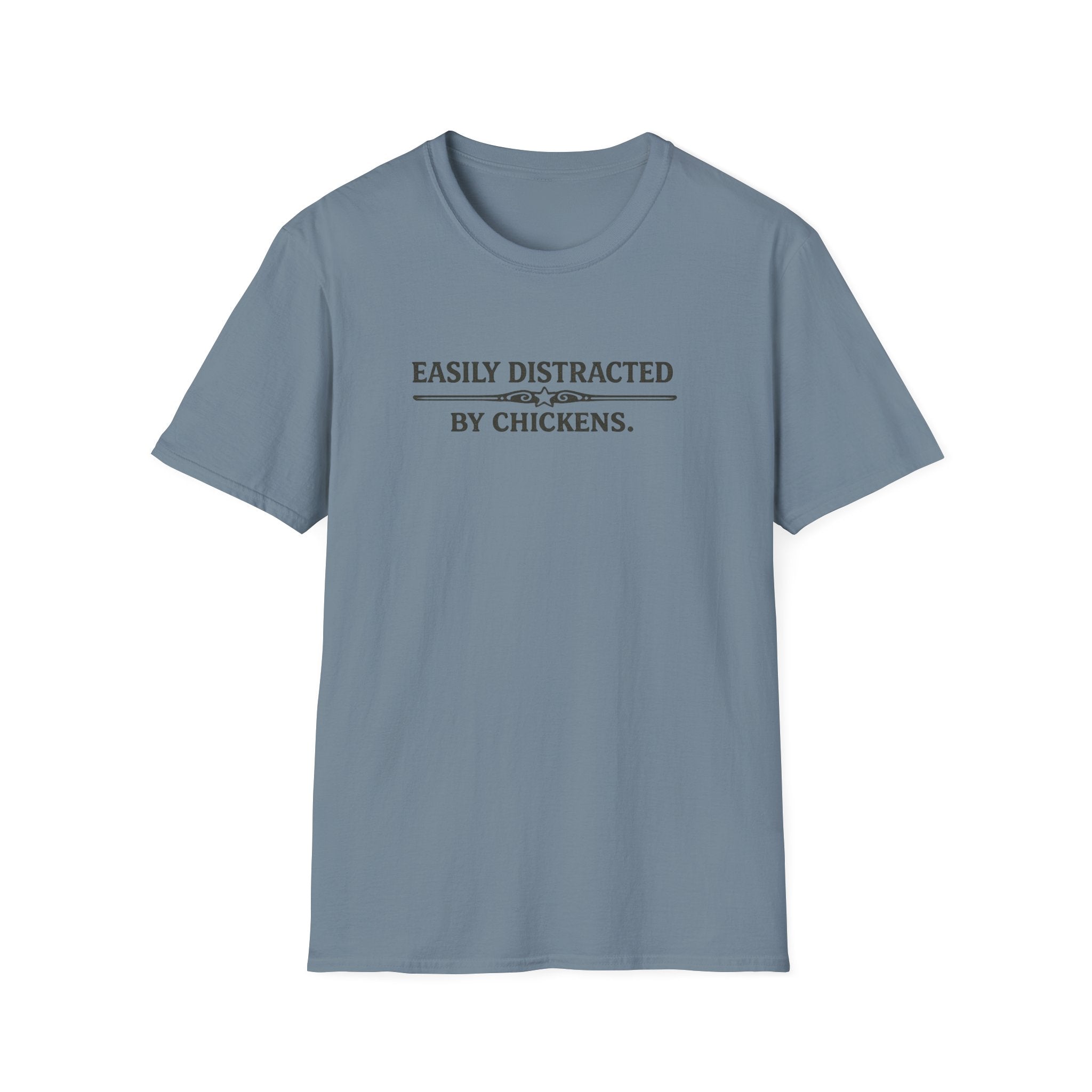 Easily Distracted by Chickens  T-Shirt