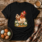 Crazy Daizy T-Shirt in Black