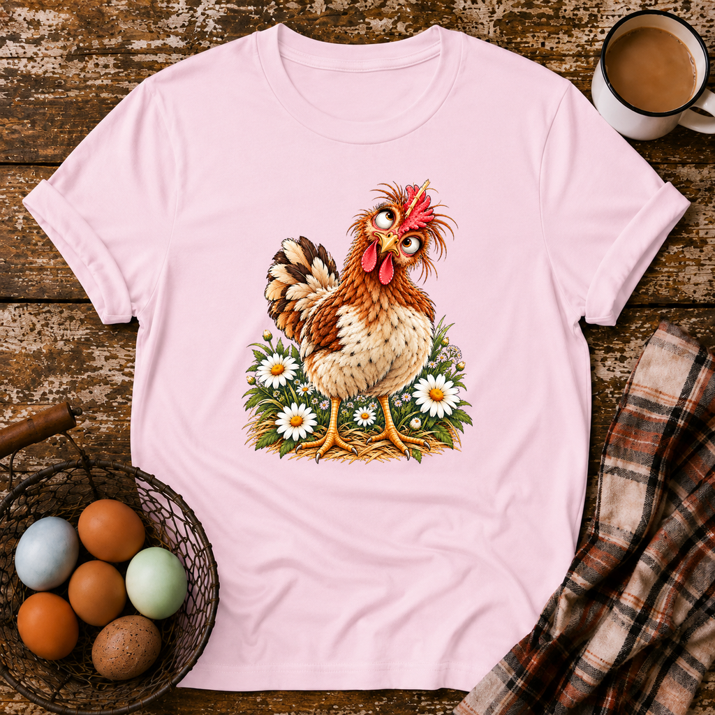 Crazy Daizy T-Shirt in Light Pink