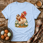 Crazy Daizy T-Shirt in Light Blue