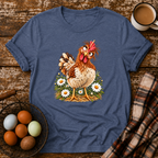 Crazy Daizy T-Shirt in Heather Indigo