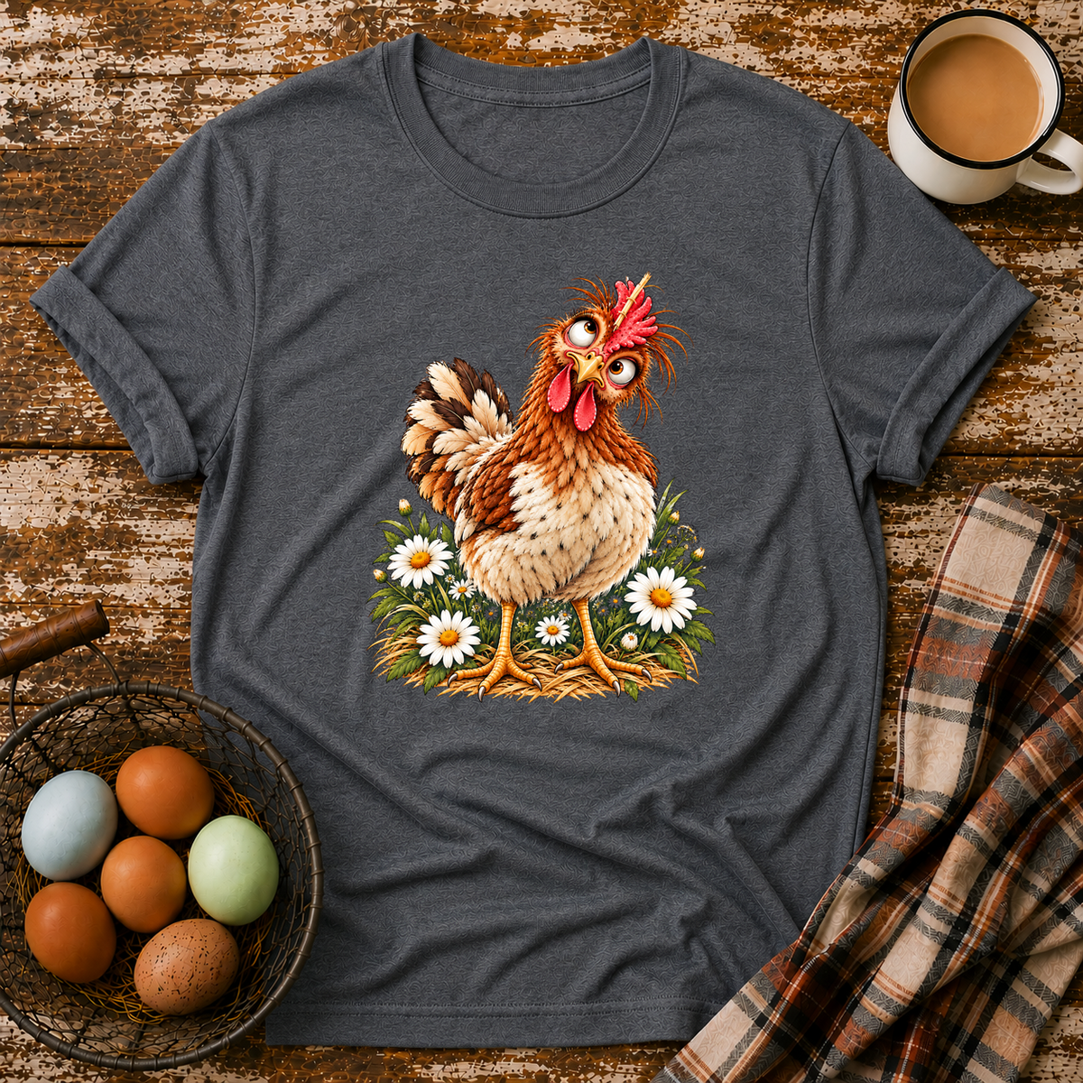 Crazy Daizy T-Shirt in Dark Heather Grey