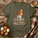 Self Control Is Overrated T-Shirt in Heather Military Green