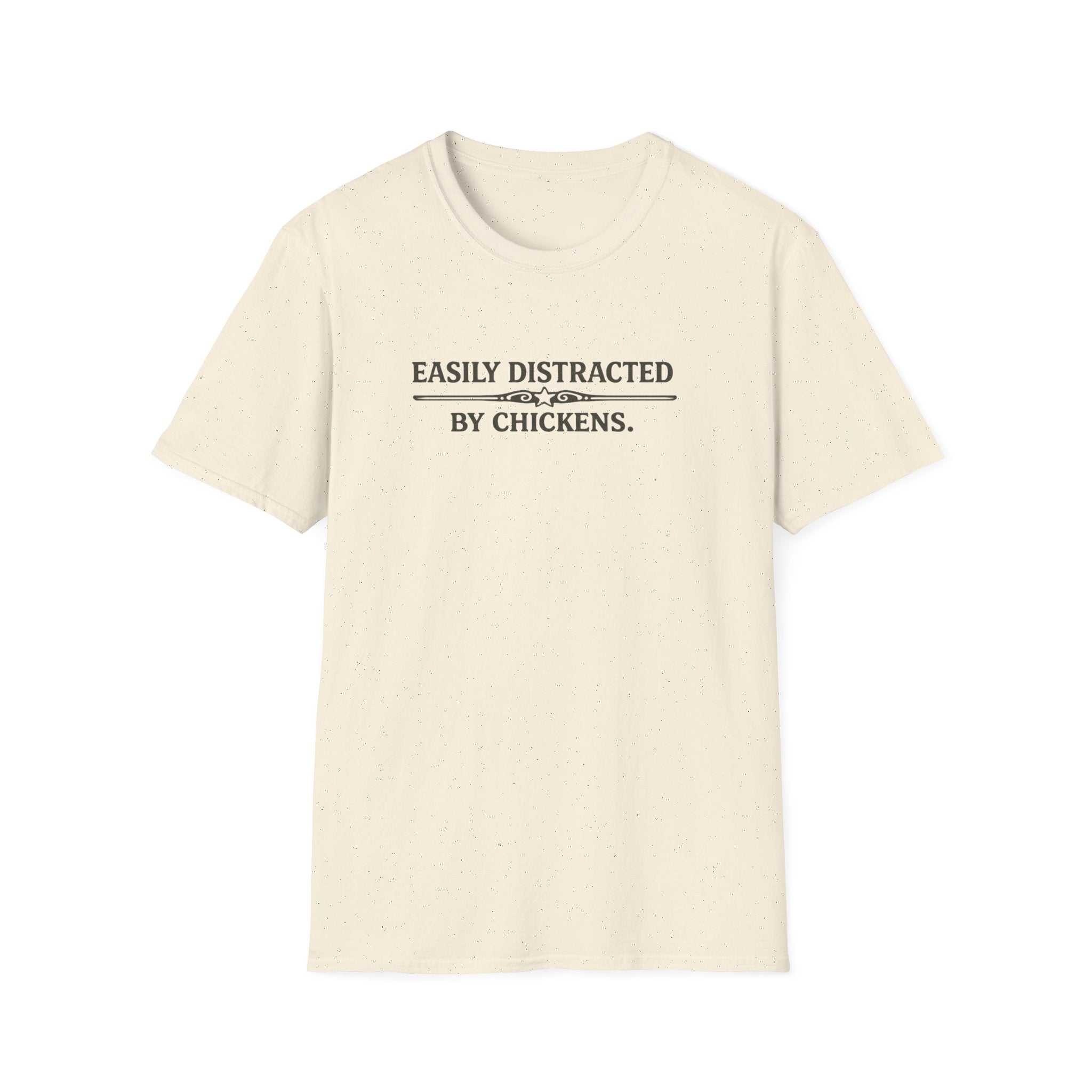 Easily Distracted by Chickens T-Shirt