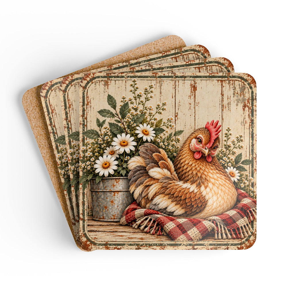 Roxy's Farmhouse Charm | Corkwood Coaster Set
