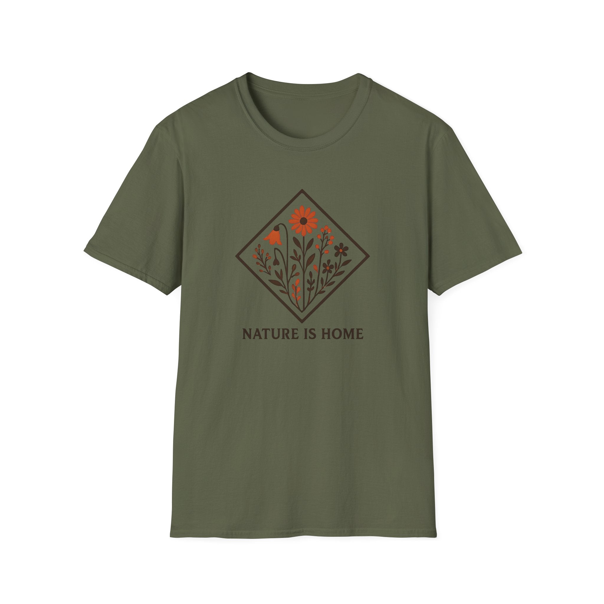 Floral Nature Artwork T-Shirt