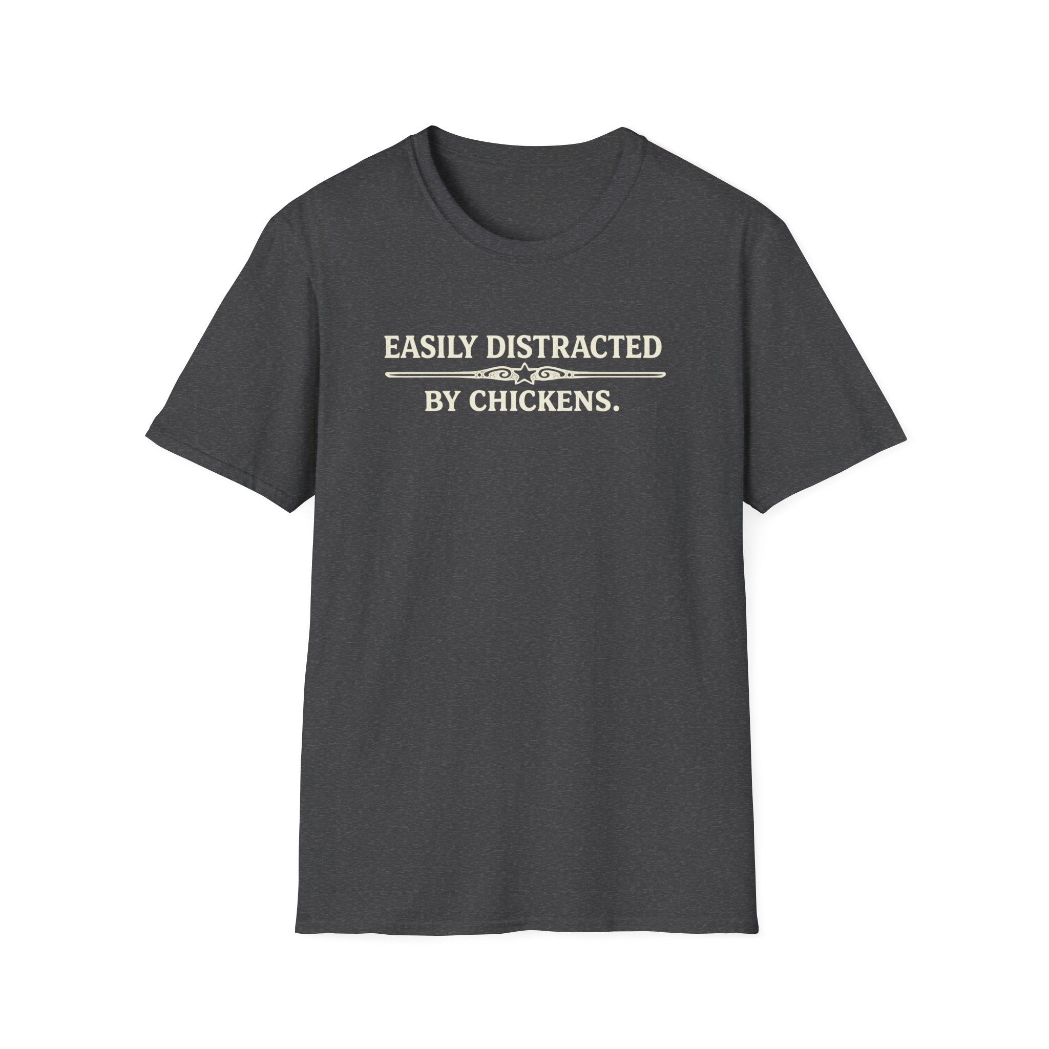 Easily Distracted by Chickens T-Shirt