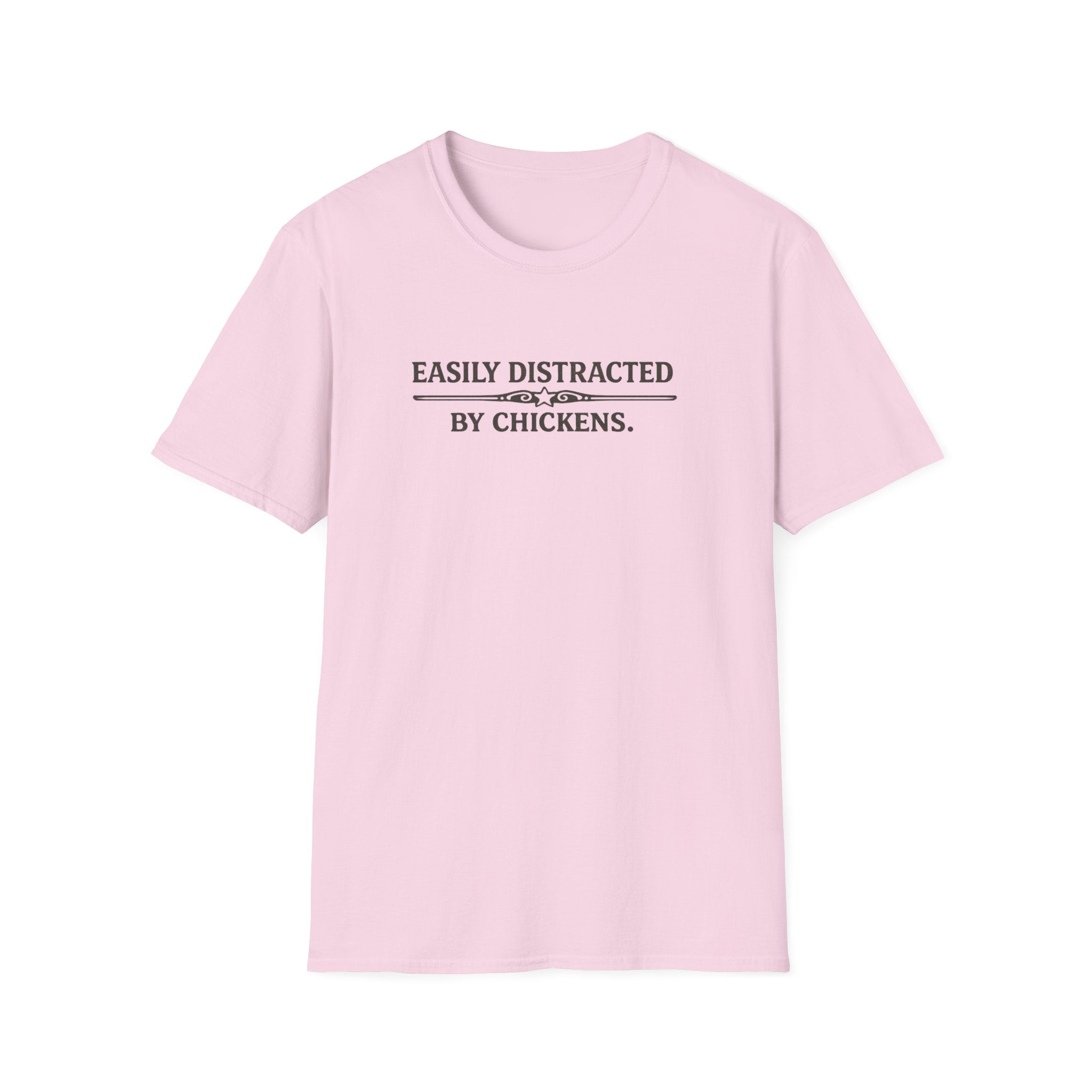 Easily Distracted by Chickens  T-Shirt