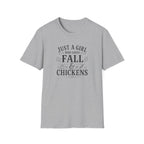 Just A Girl Who Loves Fall & Chickens T-Shirt