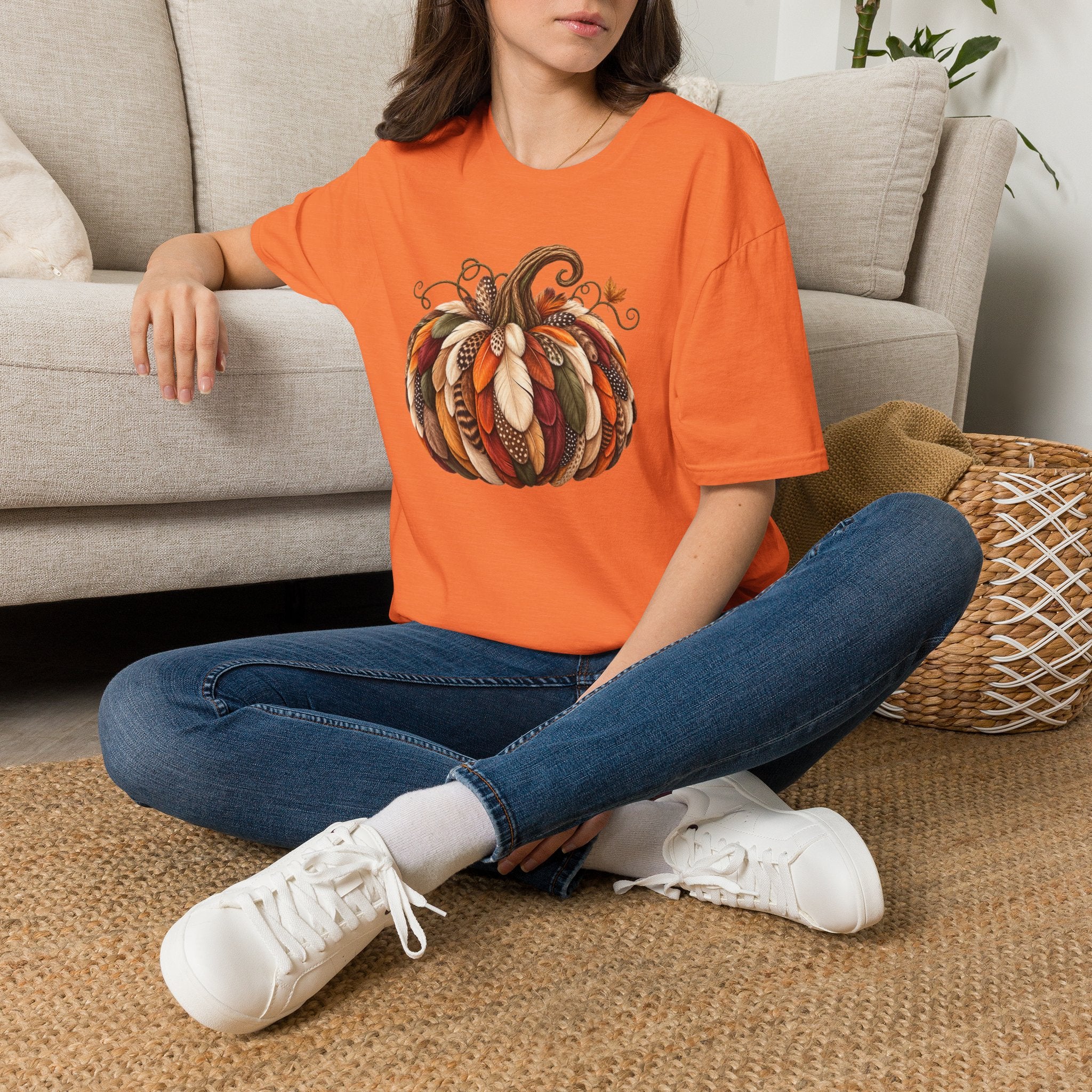 Feather Pumpkin T-Shirt
