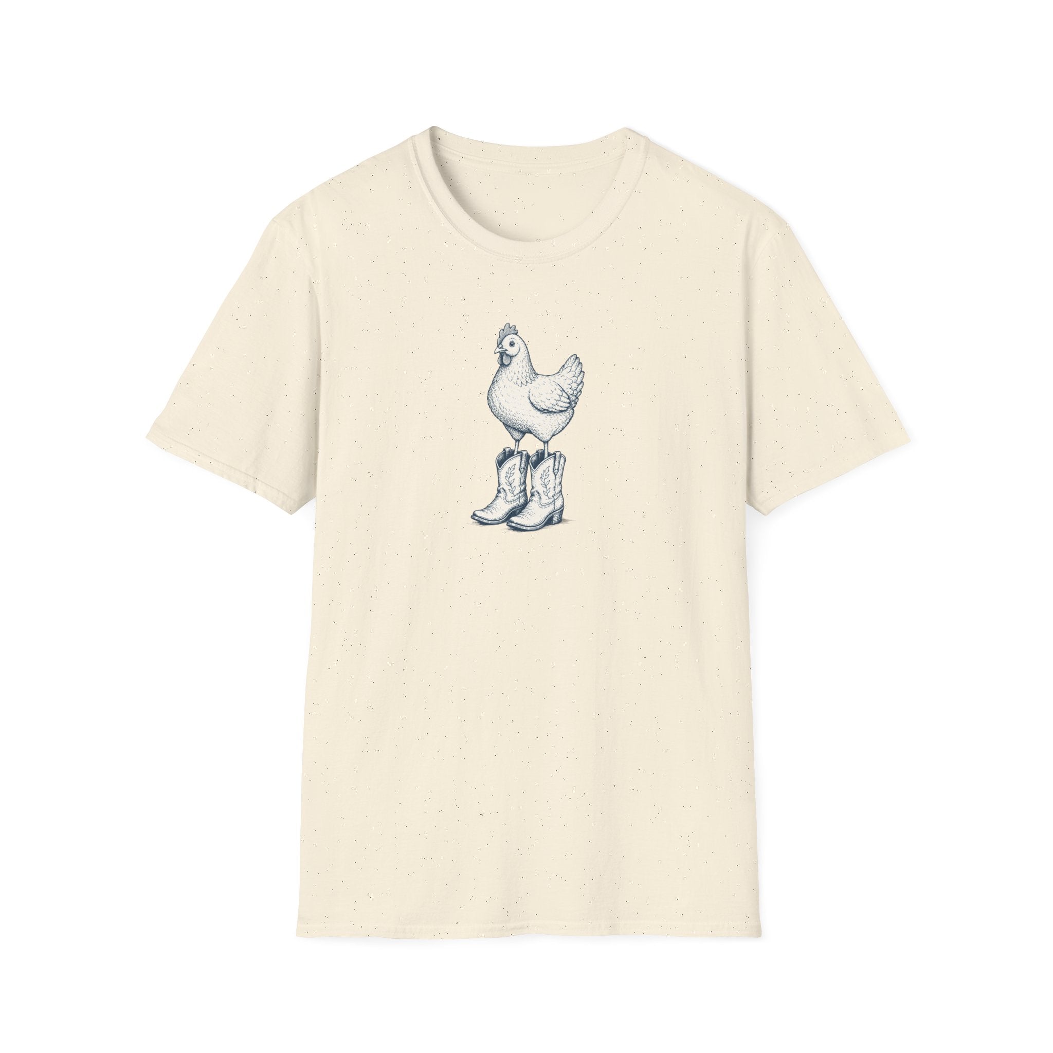 Chicken Wearing Cowboy Boots T-Shirt