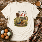 BFF Brown Hair T-Shirt in Natural