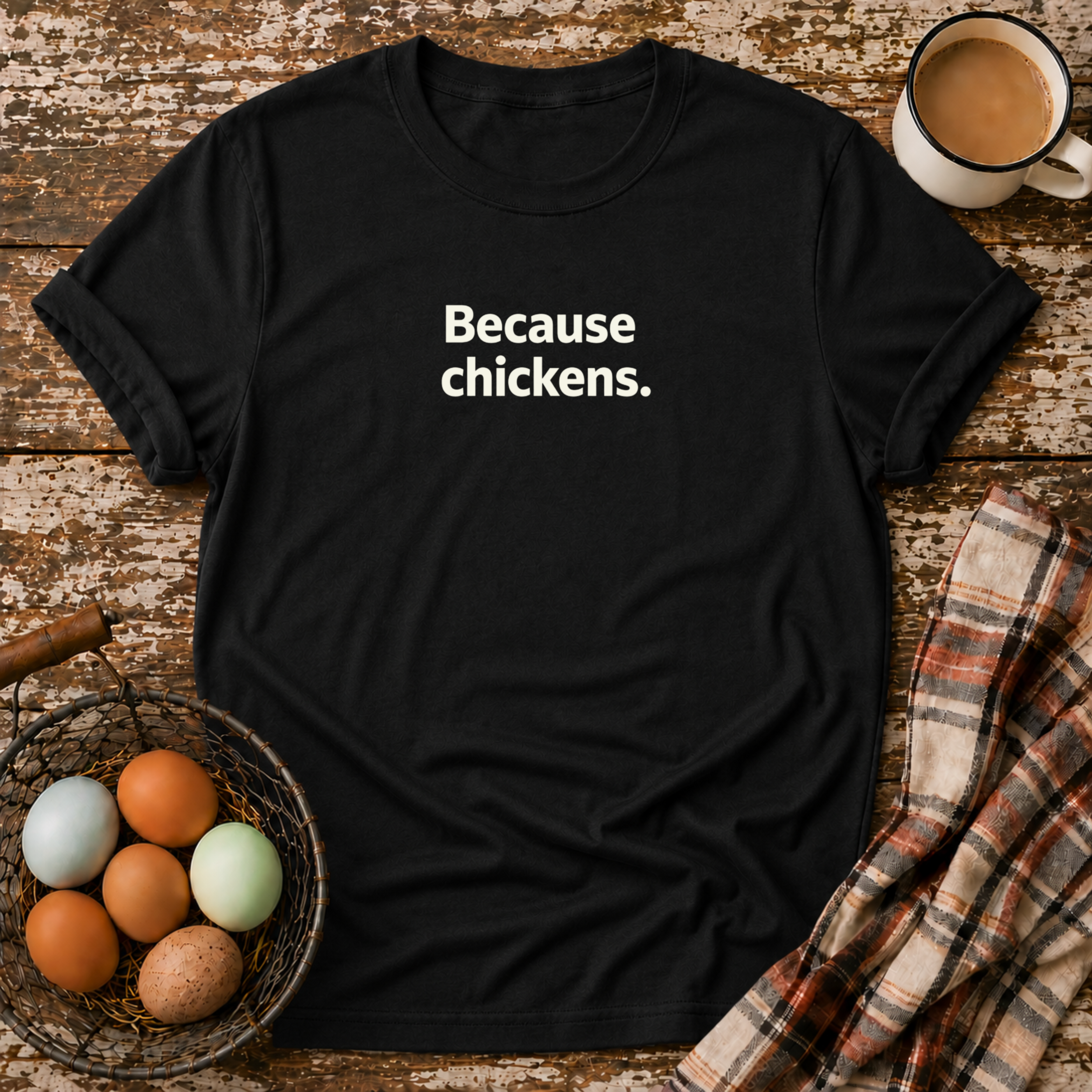Because Chickens  T-Shirt