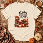 Call Me When You Get Home T-Shirt in Natural