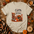 Call Me When You Get Home T-Shirt in Sand