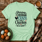 Driving My Husband Crazy T-Shirt in Mint Green