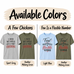 A Few Chickens / Few Is a Flexible Number — Couples Shirt Set