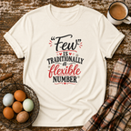 Few Is Flexible T-Shirt in Natural on Shady Hen Mercantile Evergreen mockup
