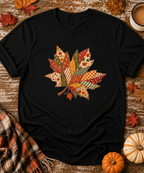 Patchwork Maple Leaf T-Shirt