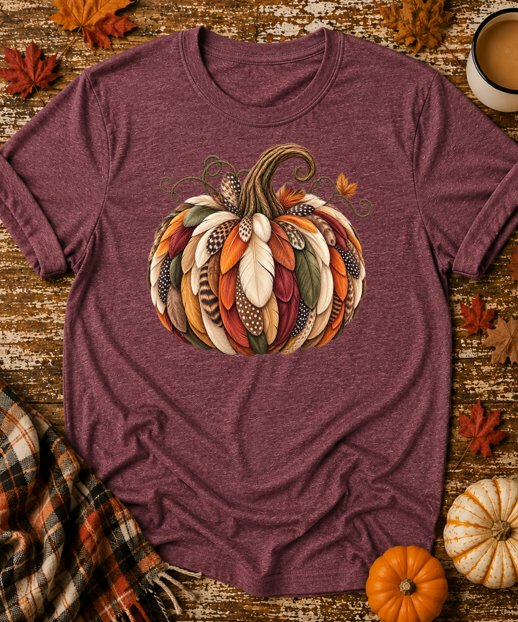 Feather Pumpkin T-Shirt