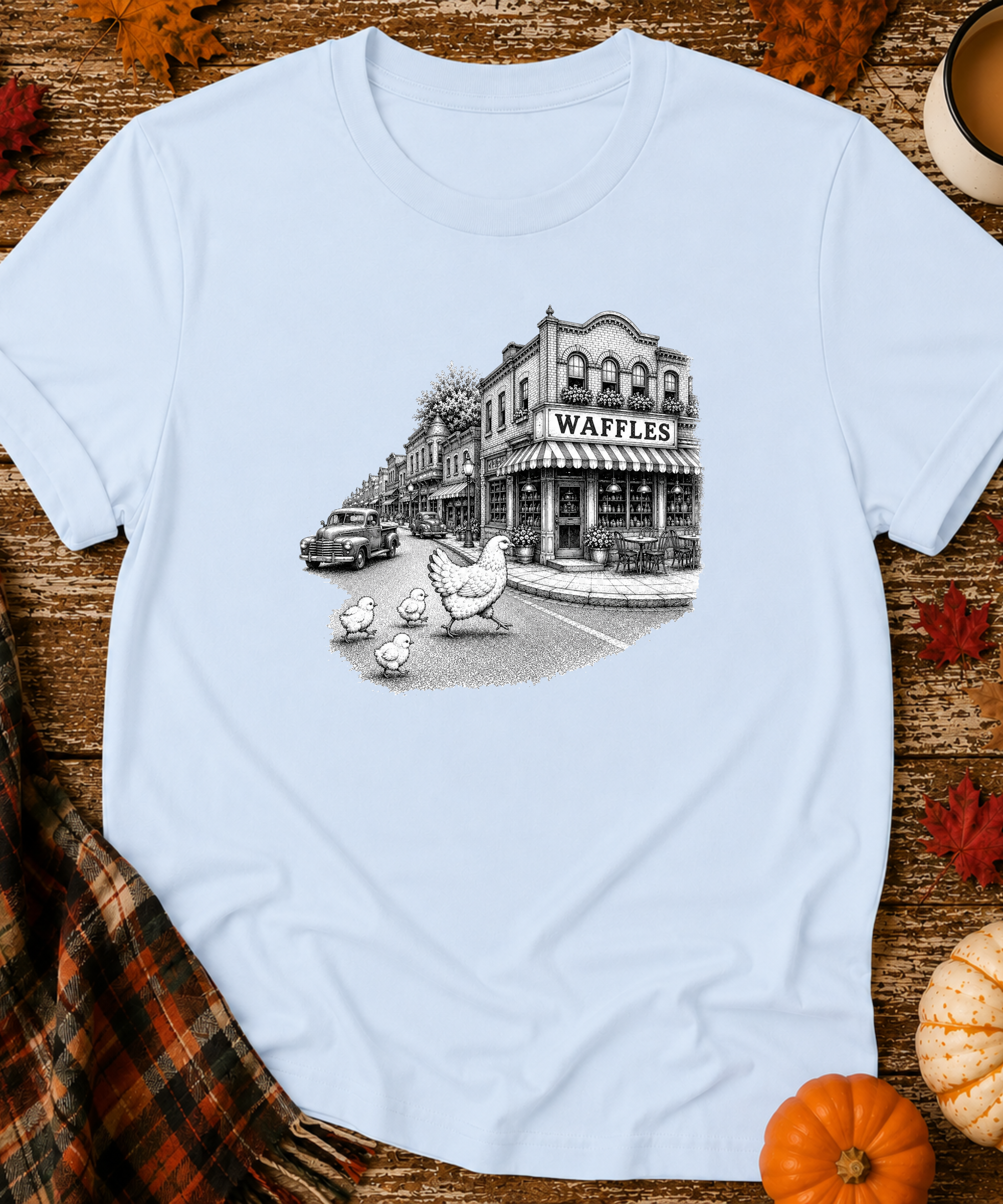 Chickens Going for Waffles T-Shirt