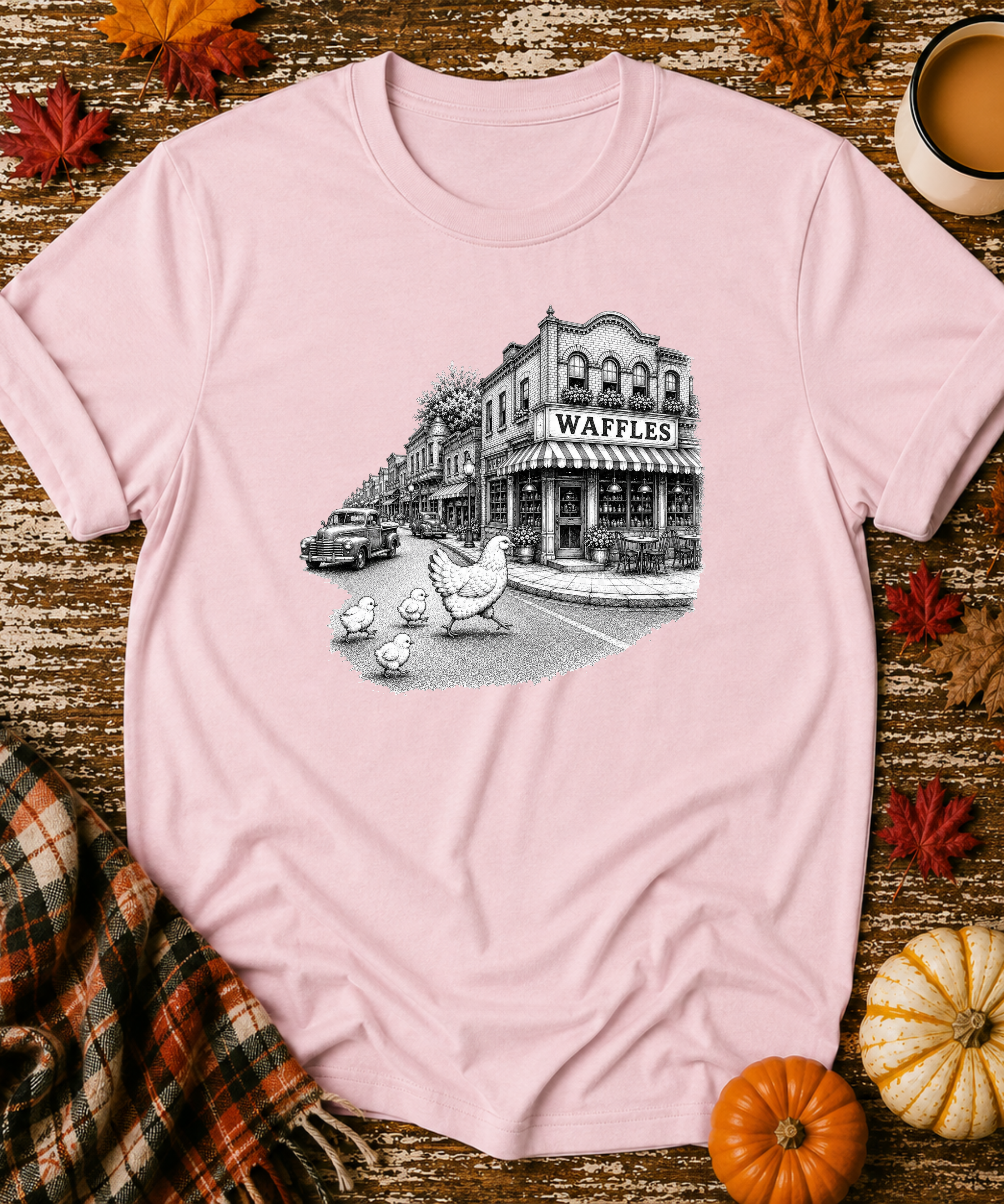 Chickens Going for Waffles T-Shirt