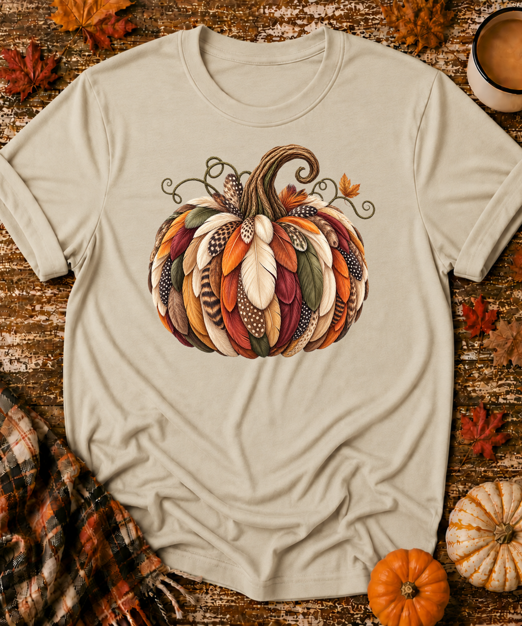 Feather Pumpkin T-Shirt