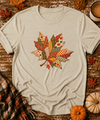 Patchwork Maple Leaf T-Shirt