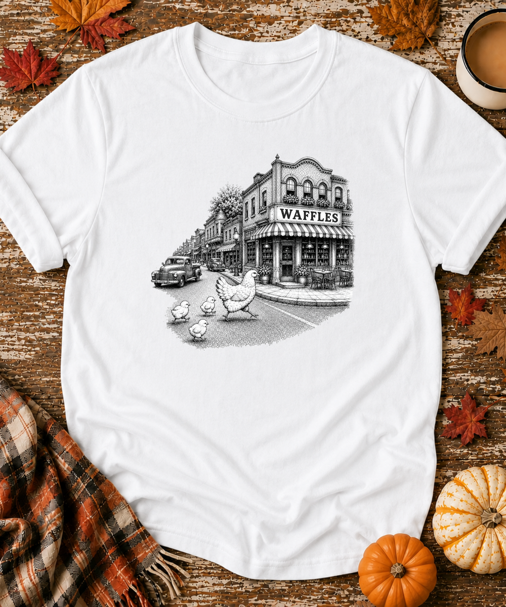 Chickens Going for Waffles T-Shirt