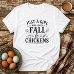 Just A Girl Who Loves Fall & Chickens T-Shirt