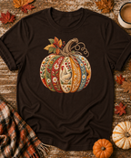 Folk-Art Pumpkin T-Shirt