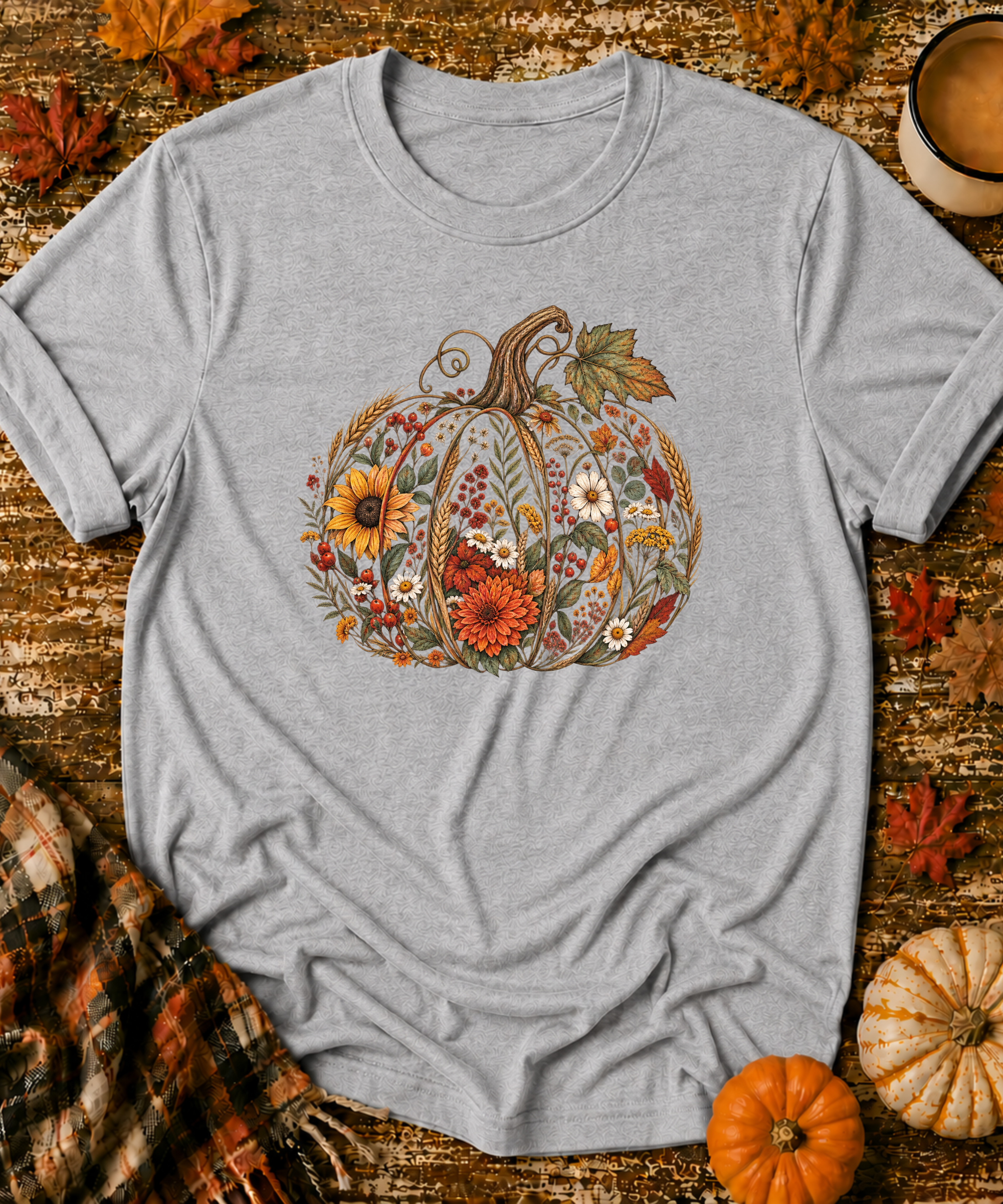 Botanical Pumpkin T-Shirt