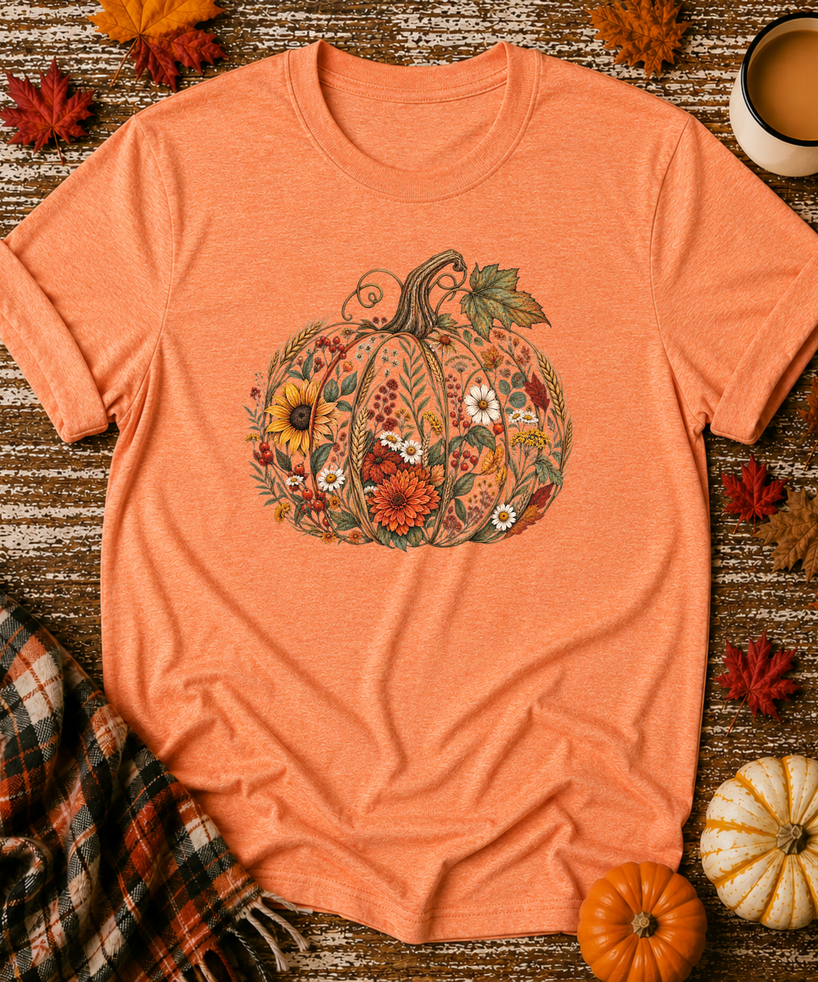Botanical Pumpkin T-Shirt