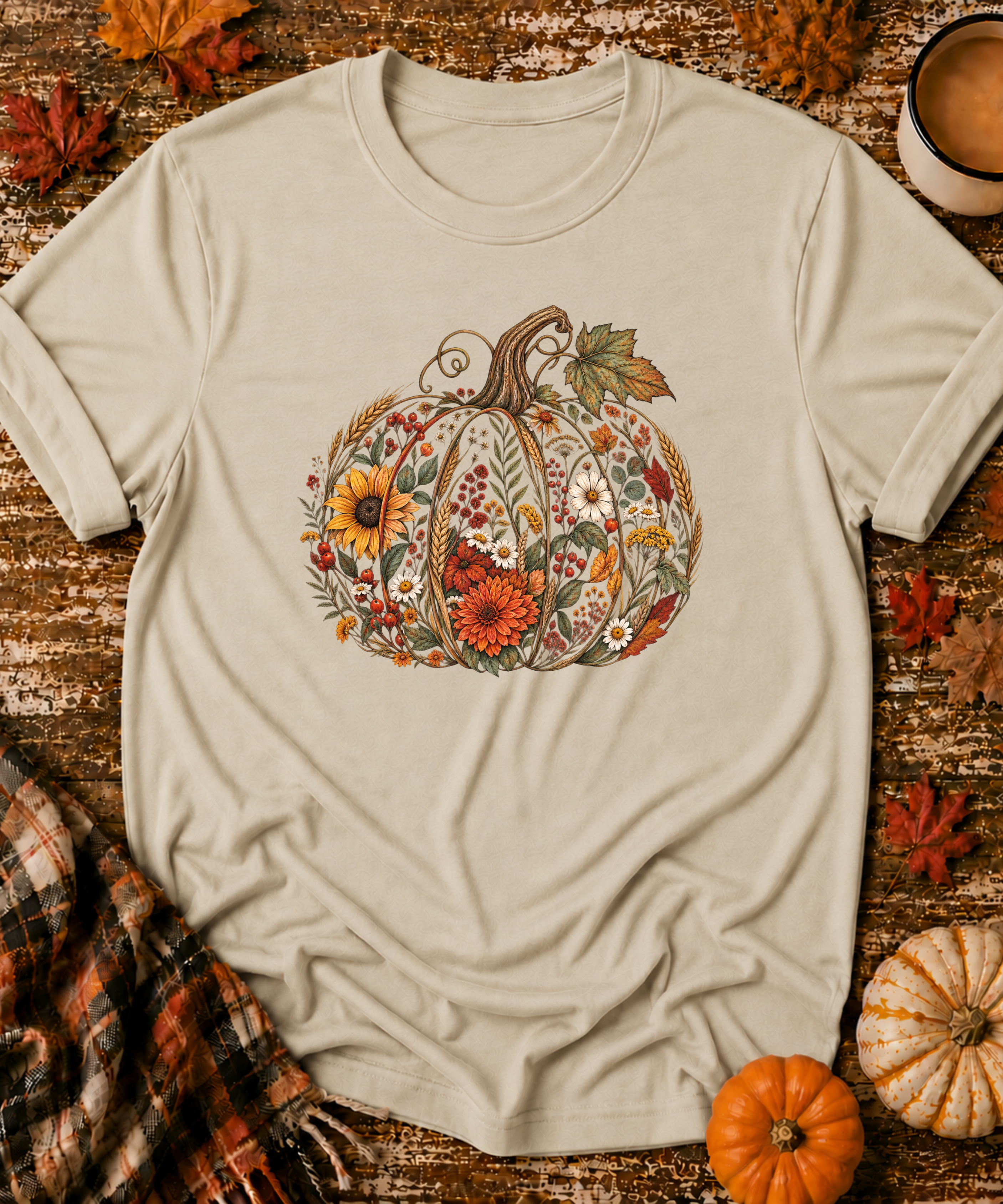 Botanical Pumpkin T-Shirt