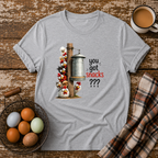 Got Snacks T-Shirt in Sport Grey on Shady Hen Mercantile Evergreen mockup