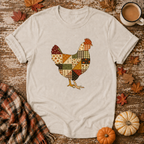 Harvest Quilt Chicken T-Shirt