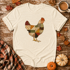 Harvest Quilt Chicken T-Shirt